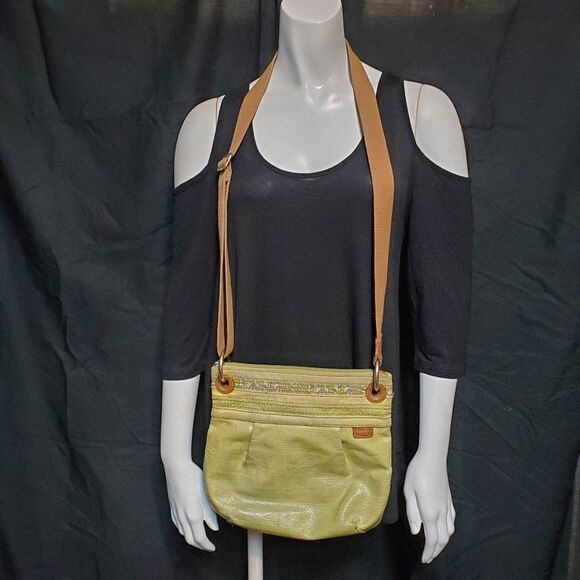 Fossil Key-Per Green Crossbody Bag - Picture 1 of 8